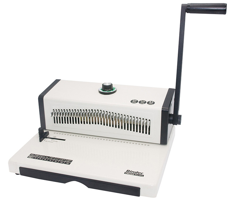 Біндер на металеву пружину YIBO T9029A квадратні отвори (000011981)